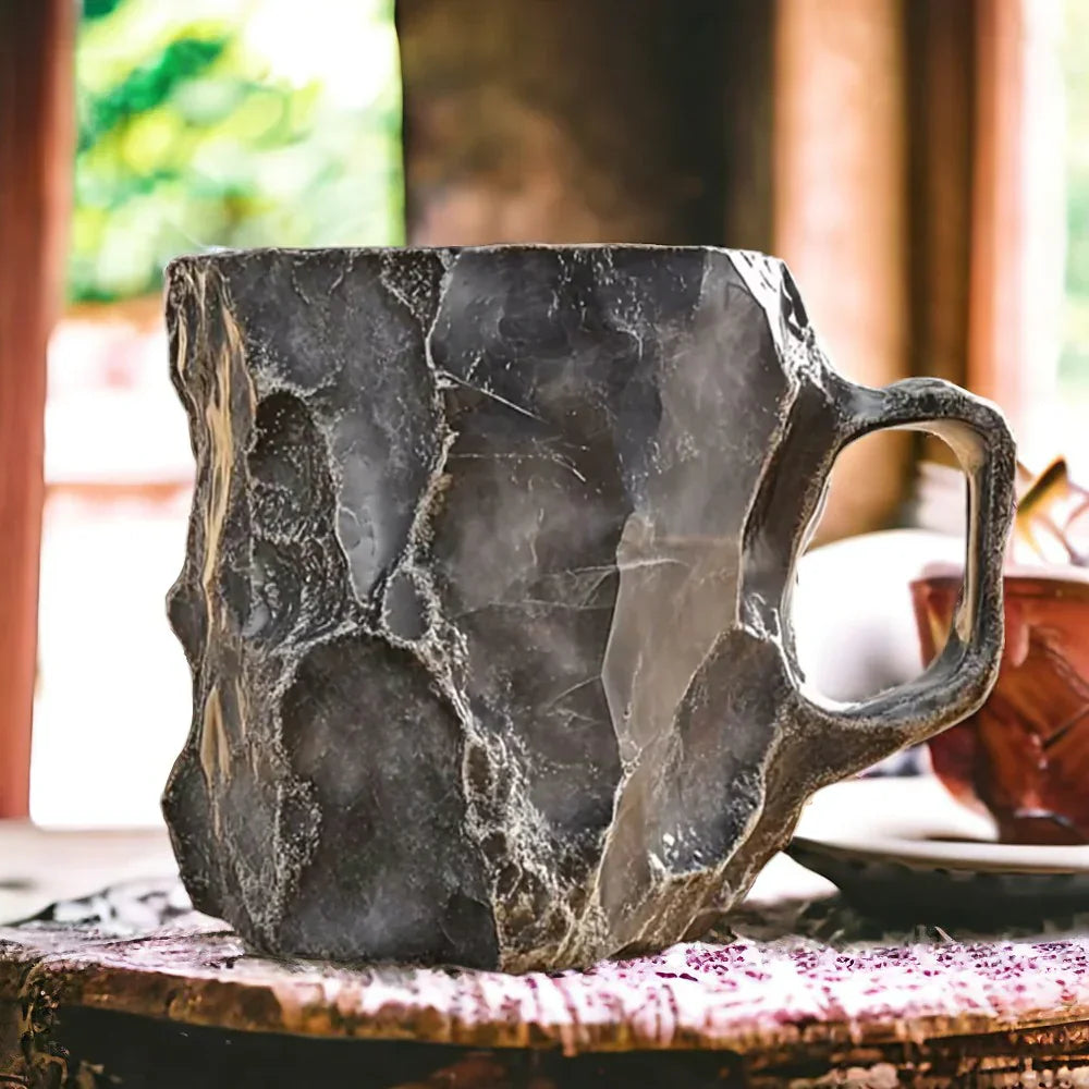 MugGem - Handwerklich hergestellter Steinbecher für nachdenkliche Momente