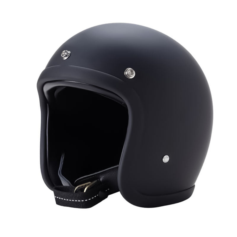 Retro-Motorradhelm mit Low-Profile und DOT- und ECE-Zertifizierung für sicheres Fahren