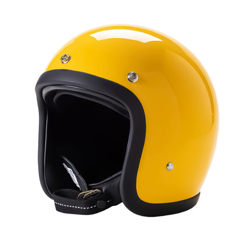 Retro-Motorradhelm mit Low-Profile und DOT- und ECE-Zertifizierung für sicheres Fahren