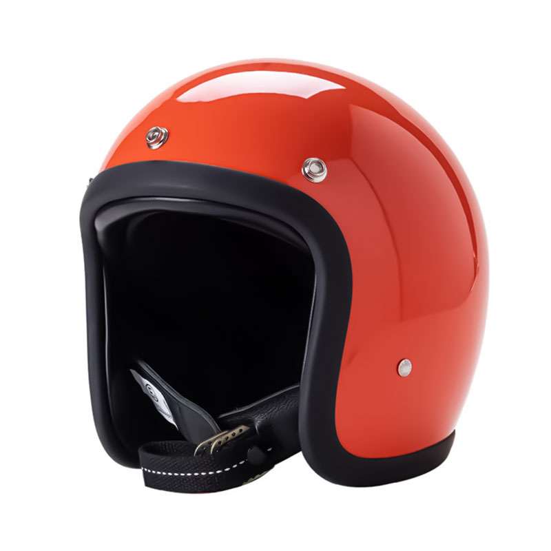 Retro-Motorradhelm mit Low-Profile und DOT- und ECE-Zertifizierung für sicheres Fahren