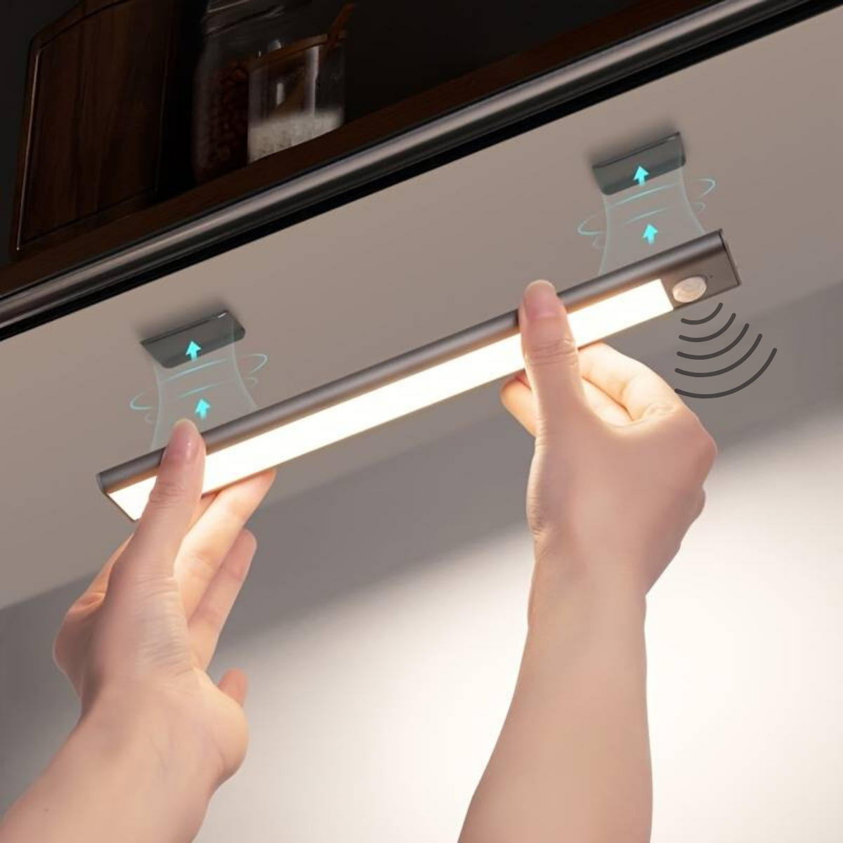 Lumilux Drahtlose LED Lampe mit Sensor und Drei Lichtfarben