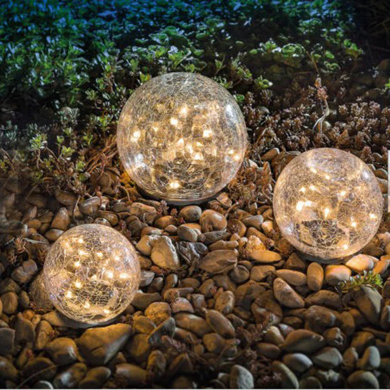 LuminaraBeam Solar-Gartenkugel Lampe Elegantes Design