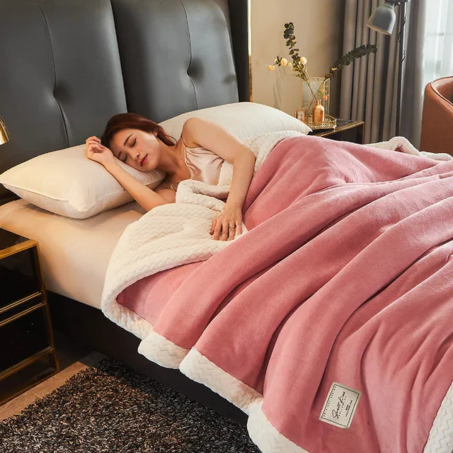 Warme Winter-Fleece-Decken für Zuhause und Sofa – Extra Kuschelig