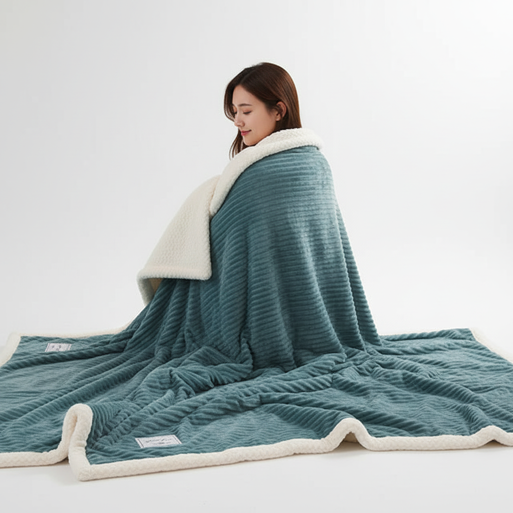 CozyLuxe Fleece-Decken – Weiche Winterdecke aus hochwertigem Polyester für Wärme und Komfort