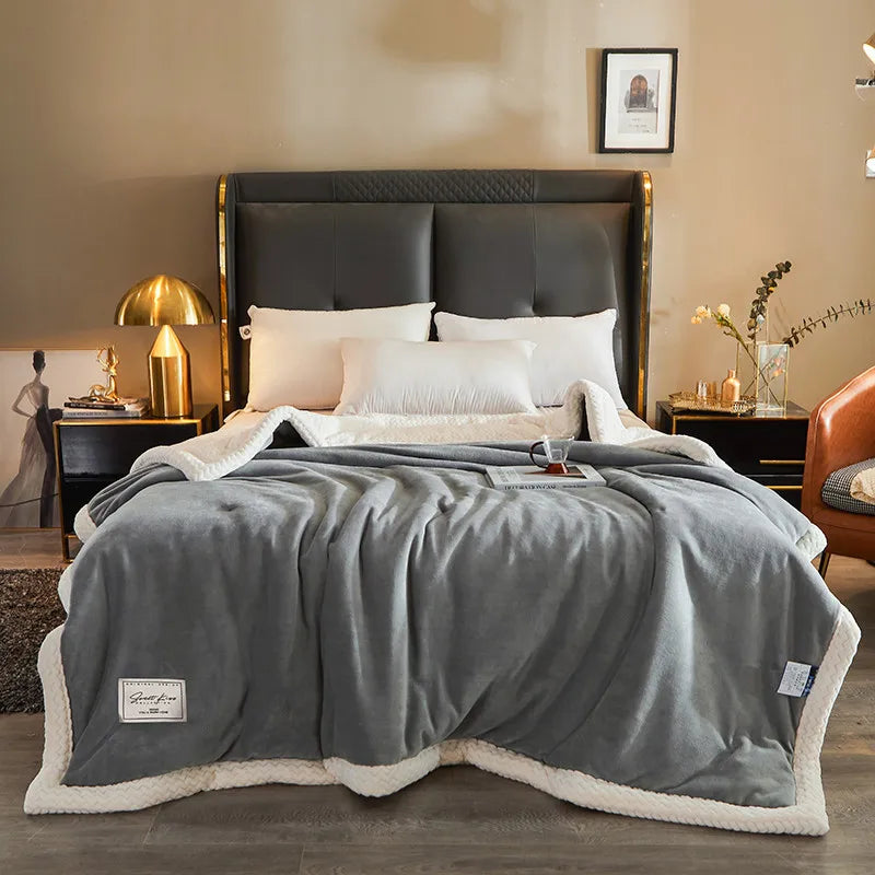 CozyLuxe Fleece-Decken – Weiche Winterdecke aus hochwertigem Polyester für Wärme und Komfort