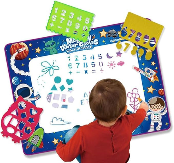 AquaLuxe Grand Water Art Mat | Extra große magische Zeichenmatte für Kinder, die Kreativität und endlosen Spaß inspiriert
