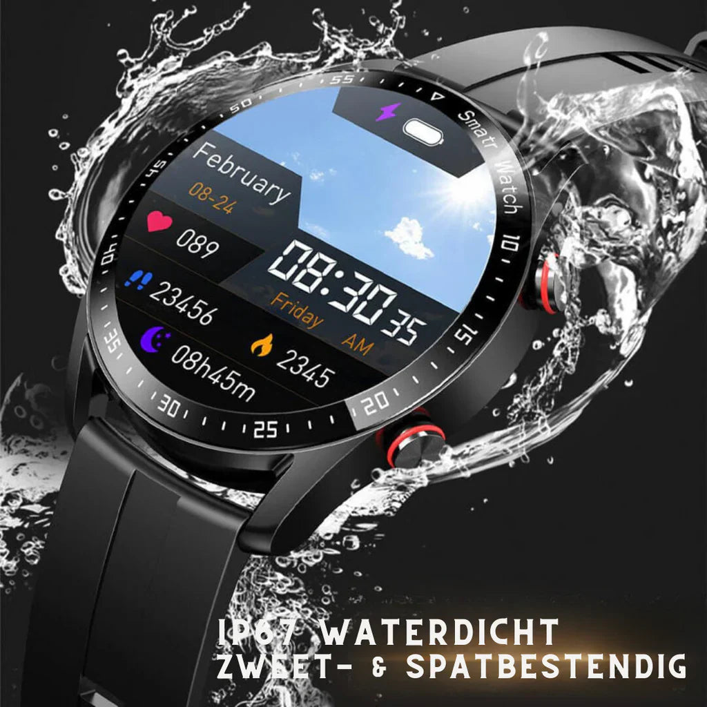 SwissMotion - Multifunktionale Smartwatch mit langer Batterielaufzeit