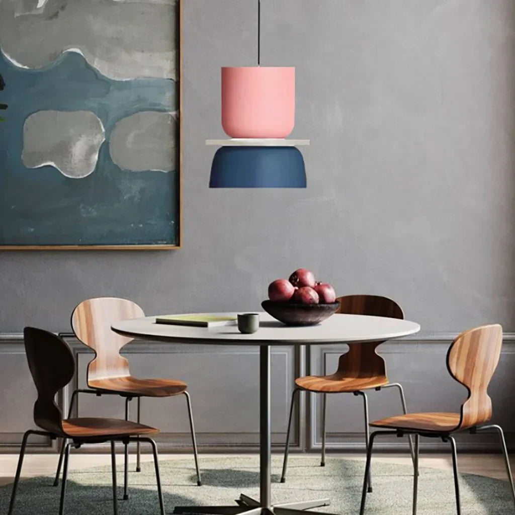 Lucie Colour Block Skandinavische Pendelleuchte