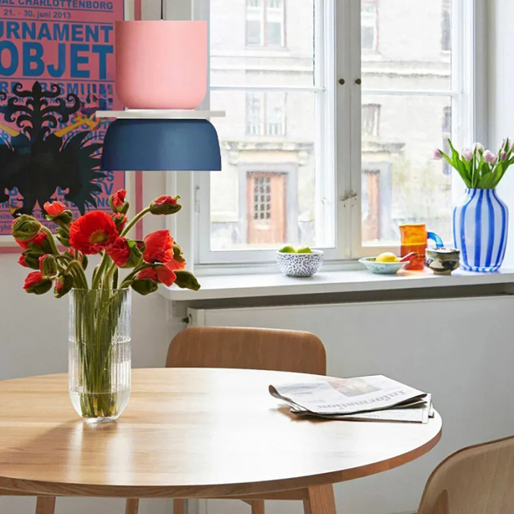 Lucie Farbblock Nordische Pendelleuchte