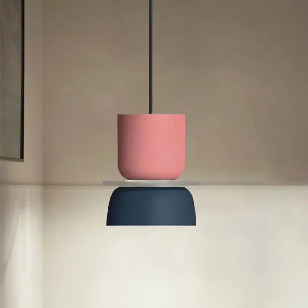 Dulcy Farbblock Nordic Pendelleuchte
