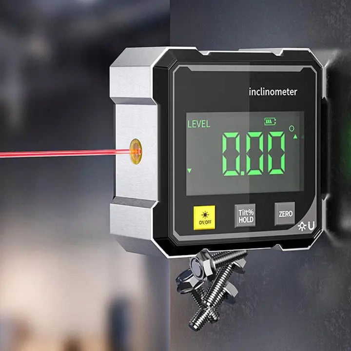 Präzisionswinkelmesser HoekPro – Magnetische digitale Wasserwaage