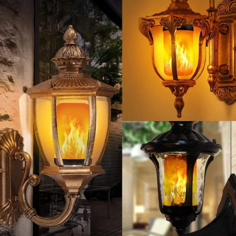 FlameGlow LED Lampe – Flackerndes Flammeneffekt für eine warme und gemütliche Atmosphäre