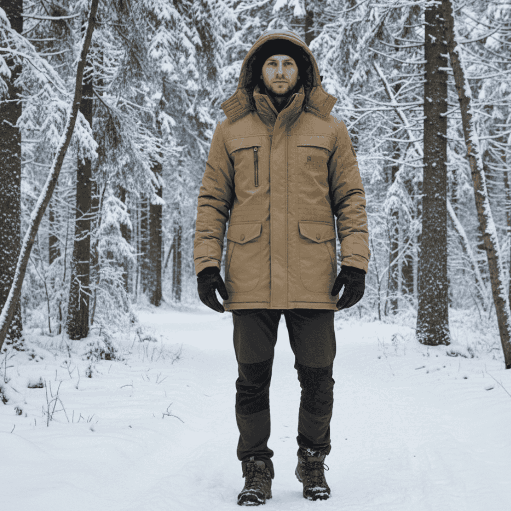 FROSTGUARD – Wattierter Parka für Wärme & Schutz an Kalten Tagen