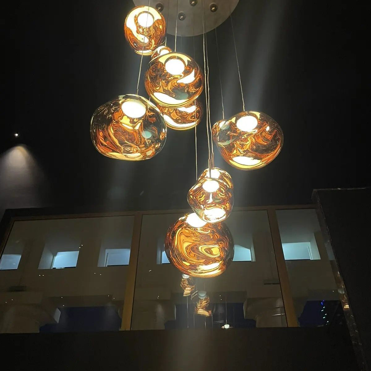 Frendorf | Mehrflammige Pendelleuchte | Skulpturales Melt Design