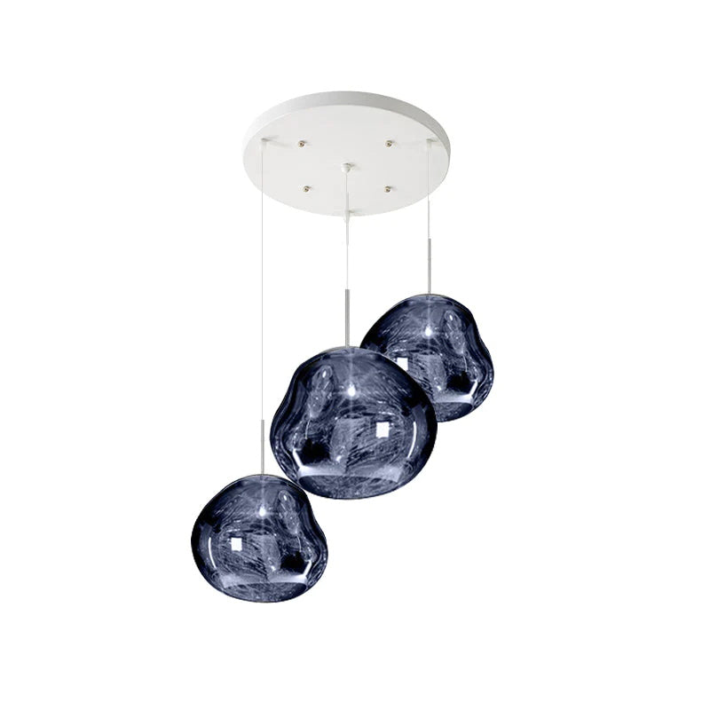 Frendorf | Mehrflammige Pendelleuchte | Skulpturales Melt Design
