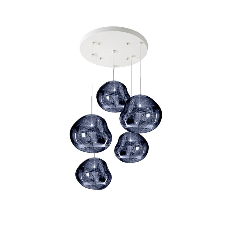Frendorf | Mehrflammige Pendelleuchte | Skulpturales Melt Design