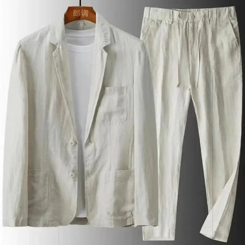 Linen Herrenanzug Classico – Zeitlose Eleganz für Hochzeiten und Veranstaltungen