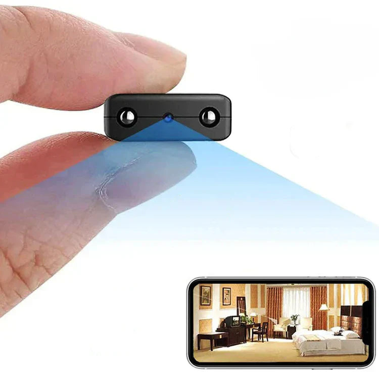 Micro HD Kamera mit WiFi und Audio - Kompakte Überwachungskamera mit Nachtsicht
