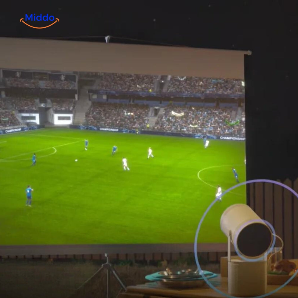 HomeVision 360° Projektor | Ultra HD & Bluetooth für ein beeindruckendes Heimkino-Erlebnis