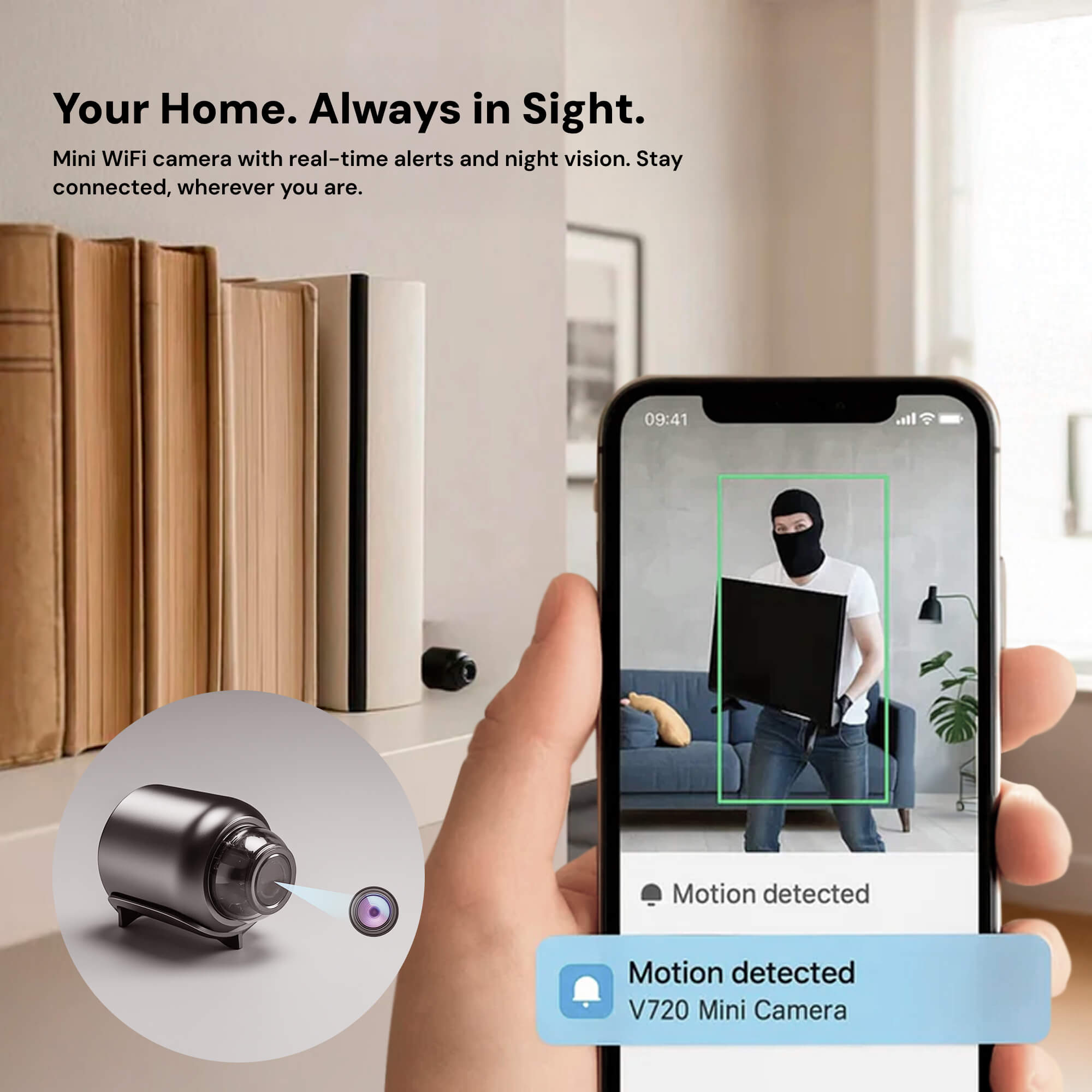 NexaGuard Drahtlose Nanny-Kamera mit Audio für den Hausgebrauch