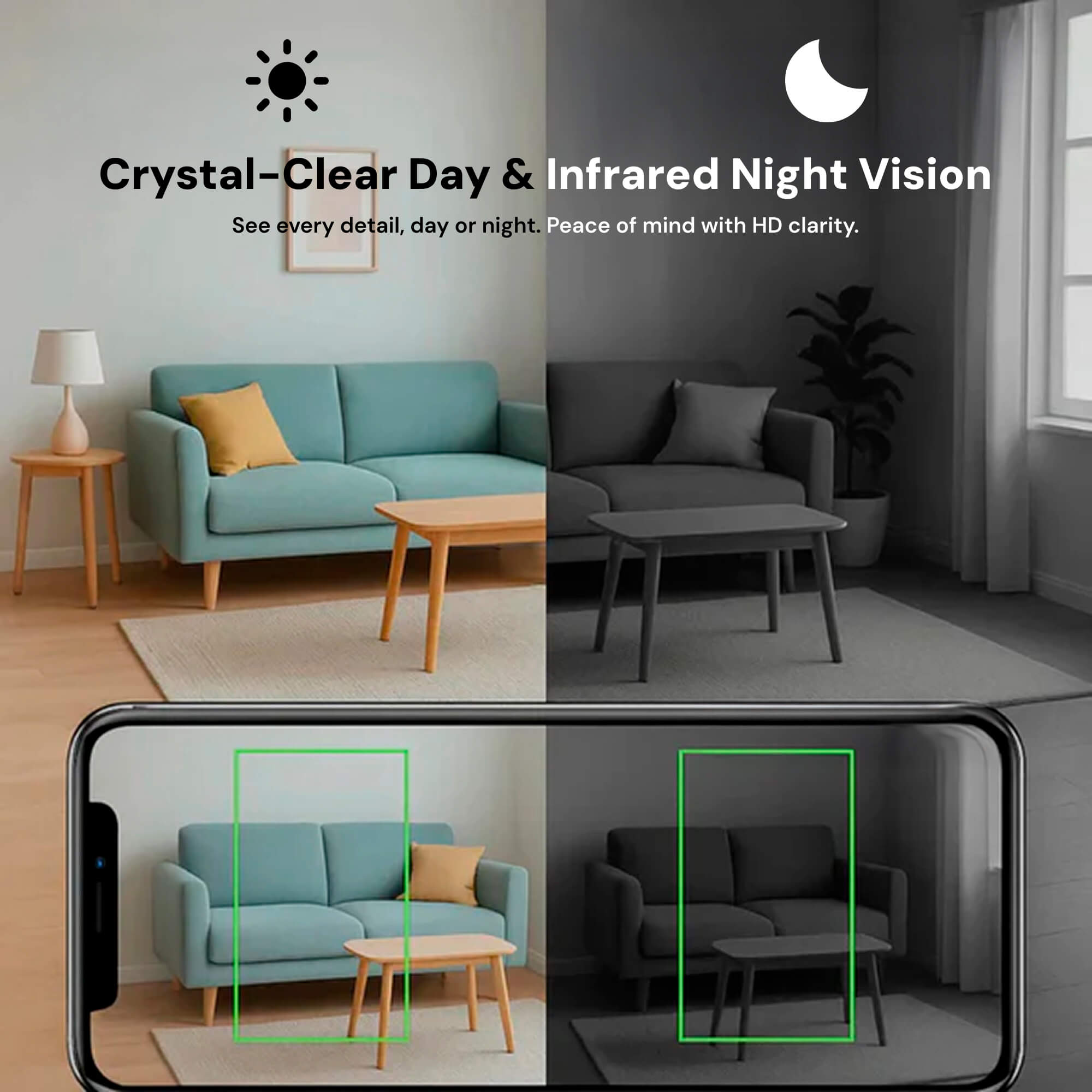 NexaGuard Drahtlose Nanny-Kamera mit Audio für den Hausgebrauch