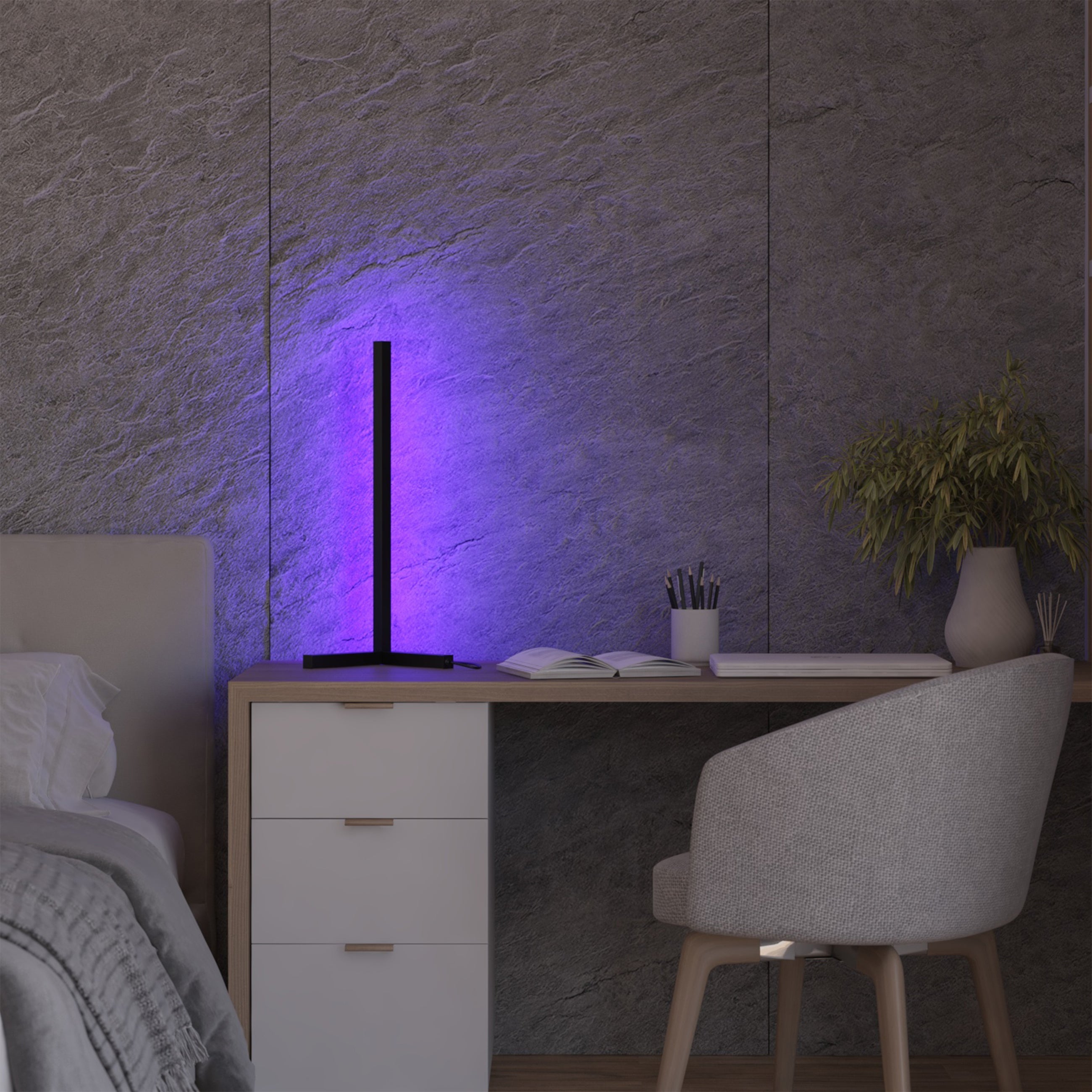 Minimalistische LED-Tischlampe