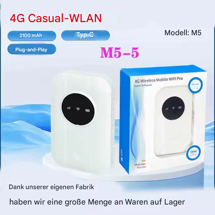 Mobiler WLAN-Router 4G LTE Tragbarer Hotspot Für Unterwegs