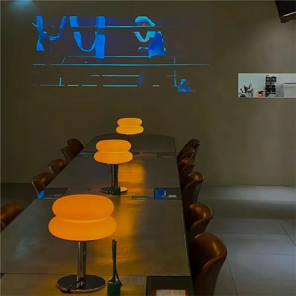 Finn Bauhaus Minimalistische Glas Tischlampe