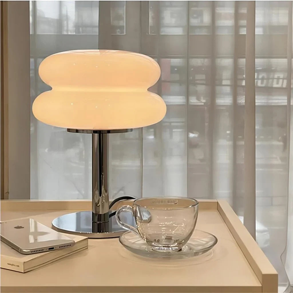 Finn Bauhaus Minimalistische Glas Tischlampe