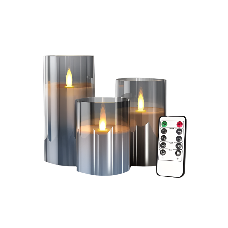 LuxeLumen LED Kerzen-Set | Elegante LED-Kerzen mit Fernbedienung für eine stimmungsvolle Atmosphäre