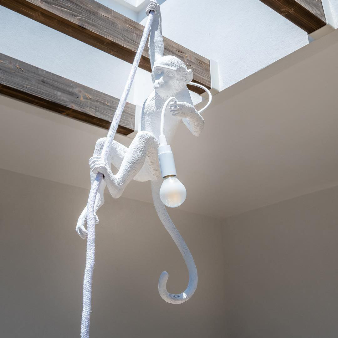 Frendorf | Affen Pendelleuchte | Skulpturales Design Objekt