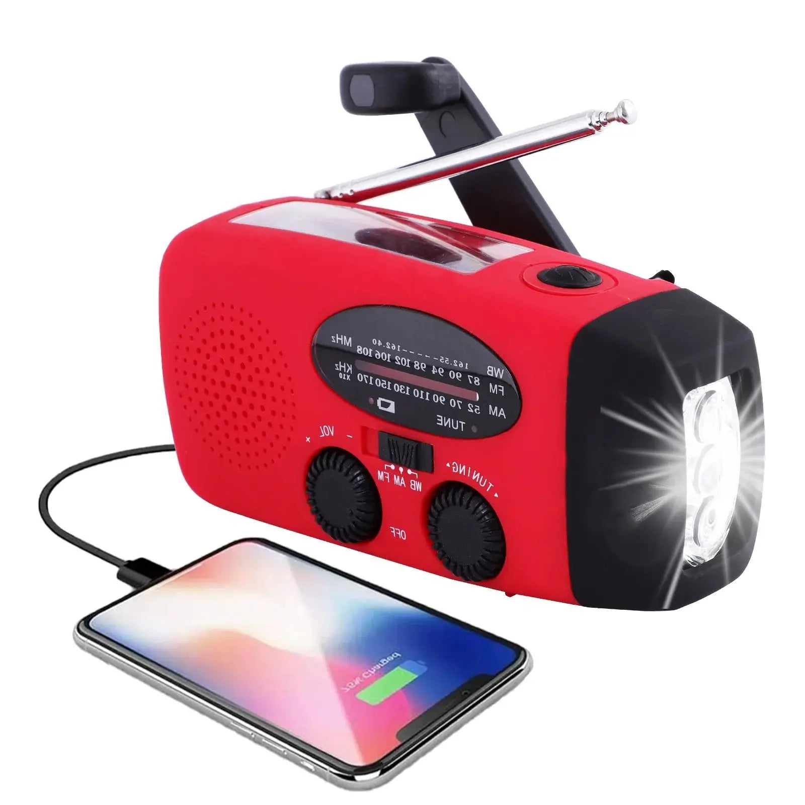 NoodRadio PowerSafe Mini – Kompakte Notradio mit Taschenlampe und Powerbank