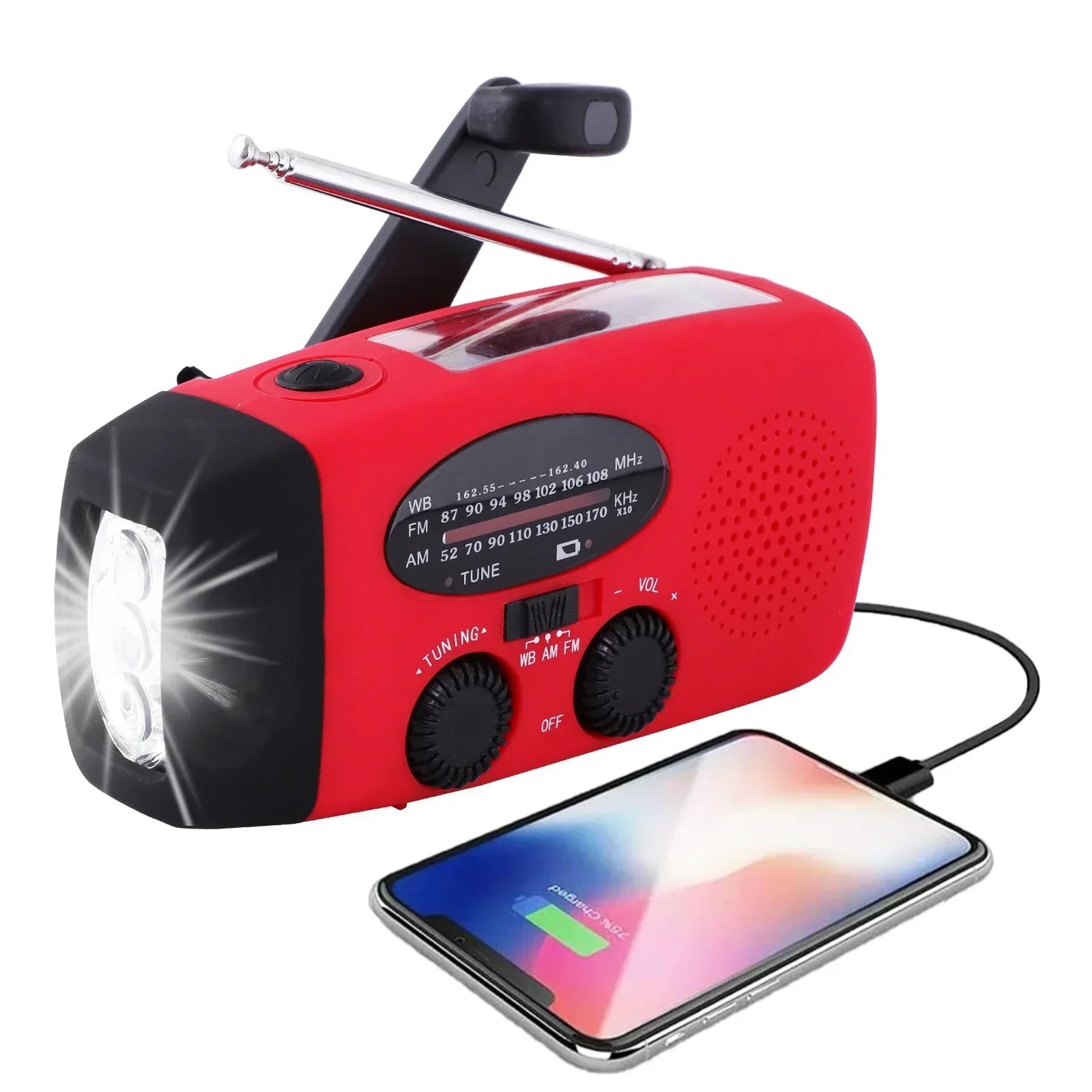 NoodRadio PowerSafe Mini – Kompakte Notradio mit Taschenlampe und Powerbank