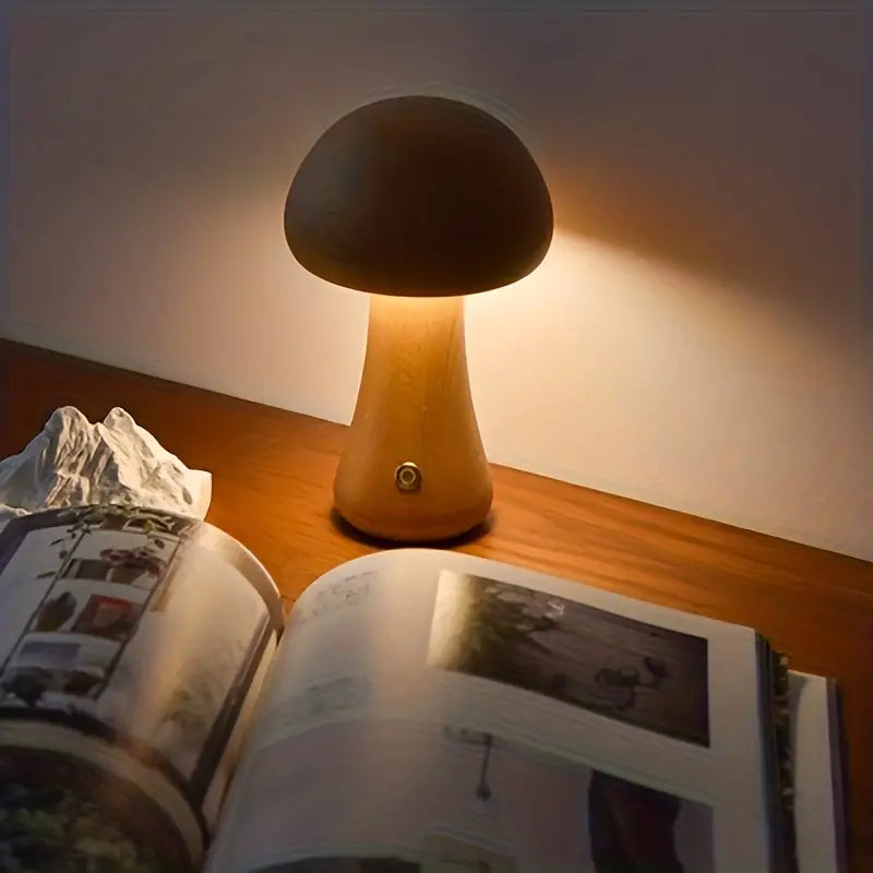 Mushglow | Einzigartige kabellose Pilzlampe