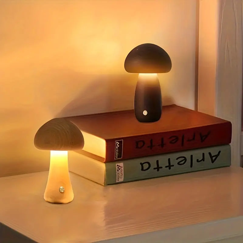 Mushglow | Einzigartige kabellose Pilzlampe