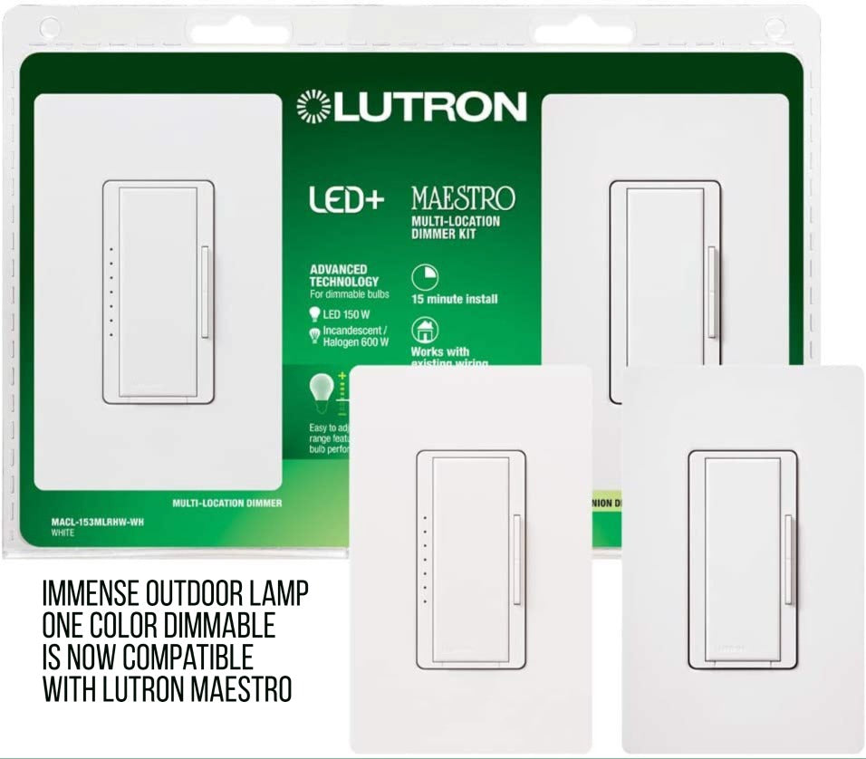 Immense Außenlampe