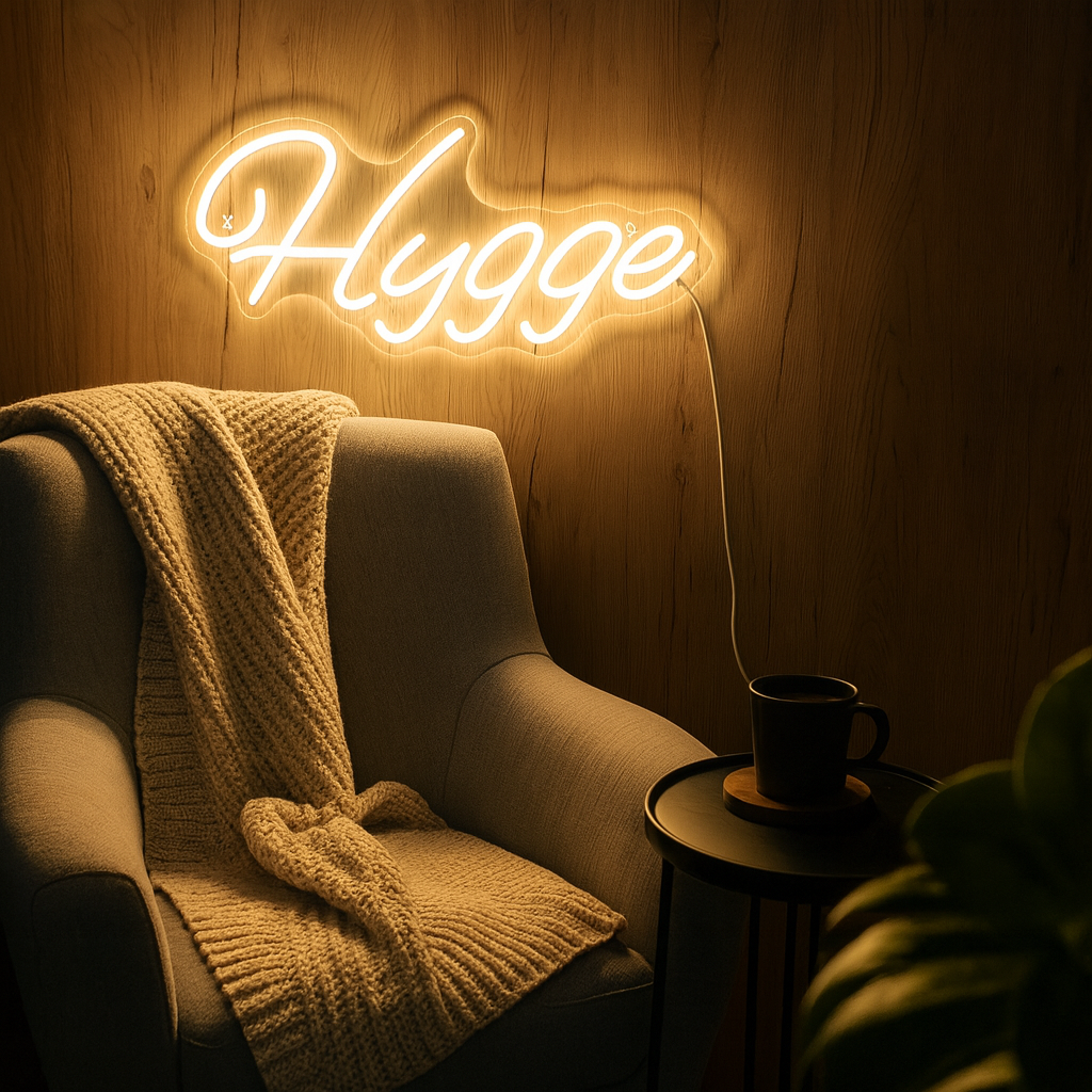 Hygge Neon Wandleuchte