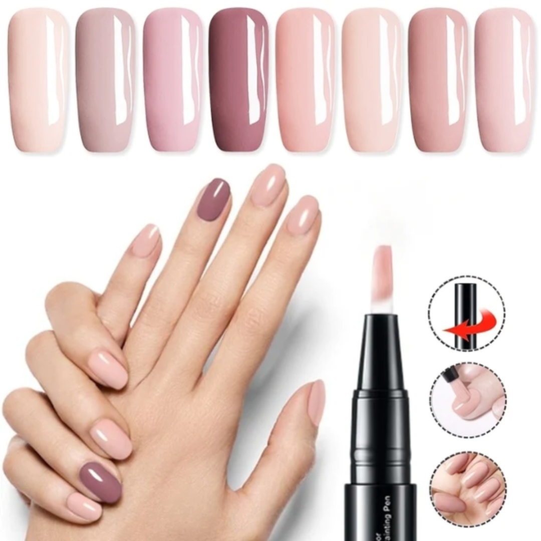 Nagellackstifte Präzise Langhaltende Gel-Farben-Set von 4 Stück
