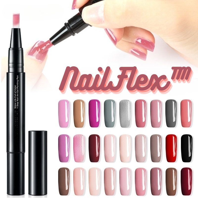 Nagellackstifte Präzise Langhaltende Gel-Farben-Set von 4 Stück