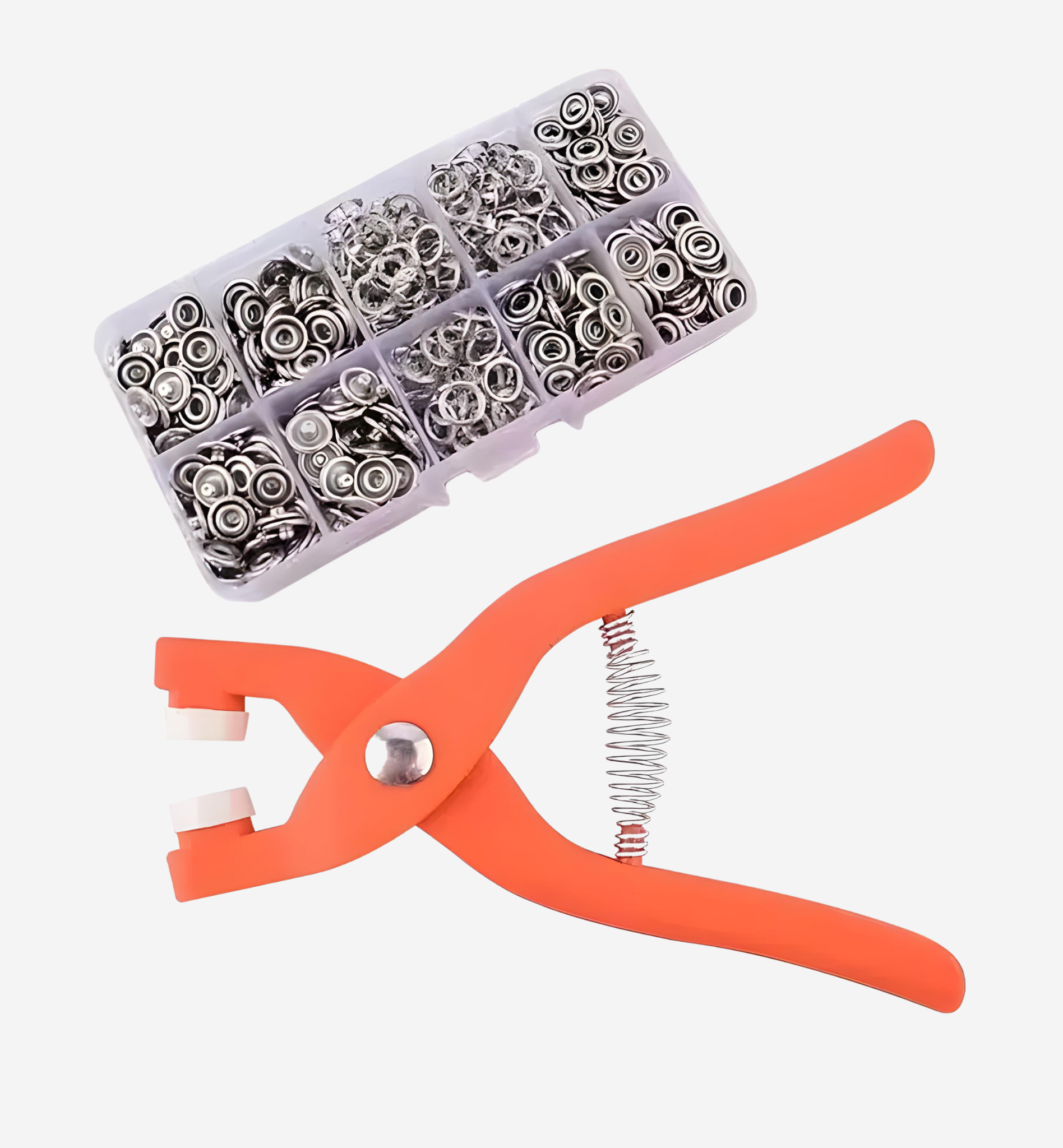 LuxiFix Knopf-Befestigungsset | Einfach und schnell Knöpfe befestigen mit einem kostenlosen zusätzlichen Set