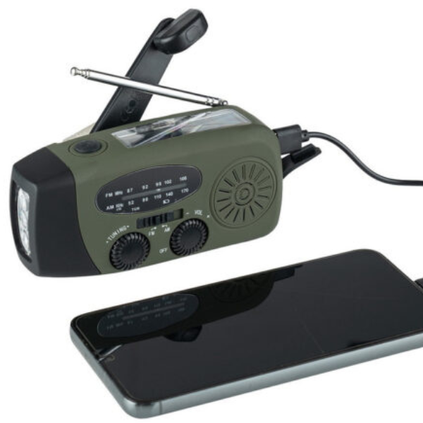 NoodRadio PowerSafe Mini – Kompakte Notradio mit Taschenlampe und Powerbank