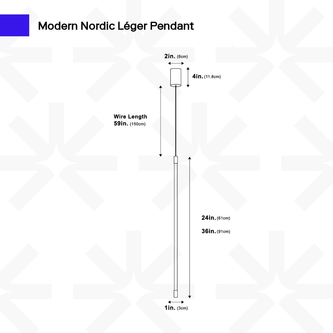 Nordic Linear Pendant
