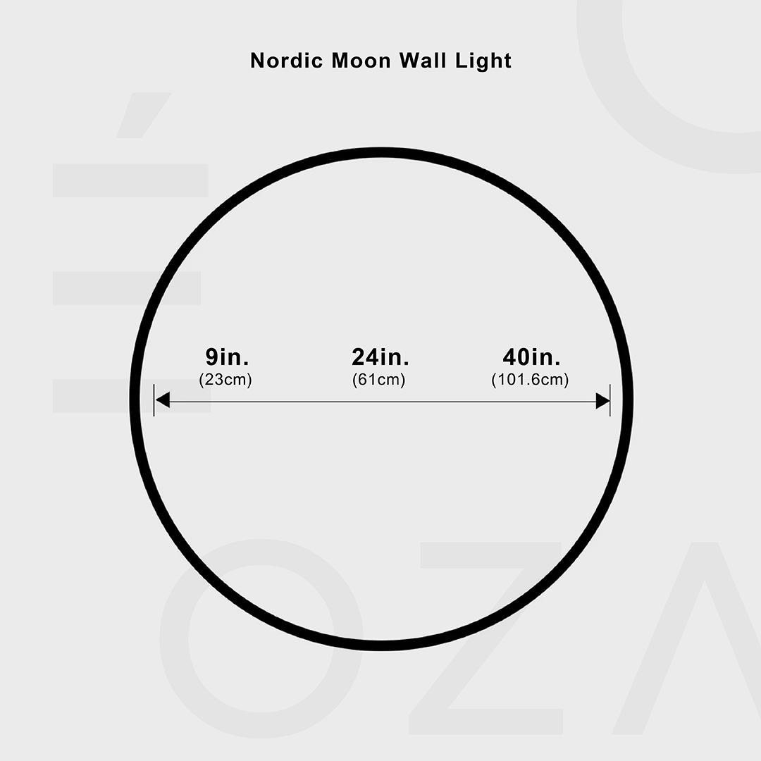 Nordic Moon Wandlampe
