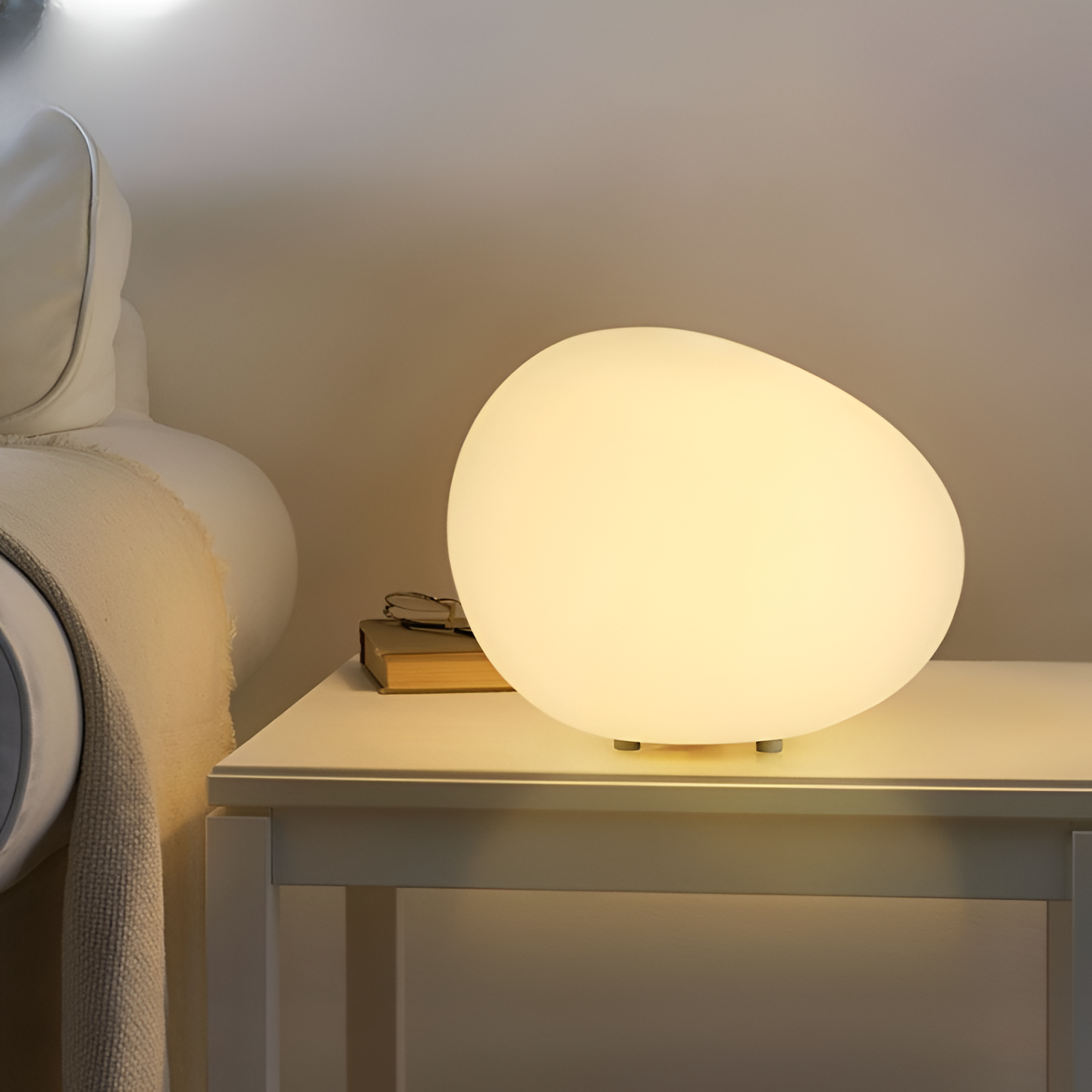 Nordische Steinförmige LED Tischlampe 1-Licht