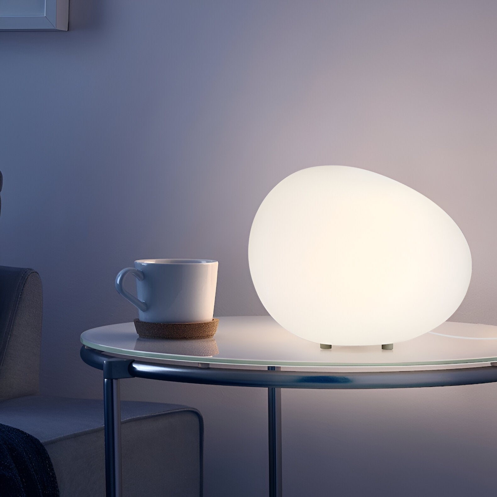 Nordische Steinförmige LED Tischlampe 1-Licht