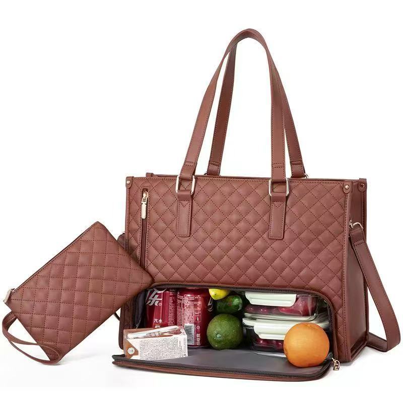 Multifunktionale Damenhandtasche mit Kühlfach