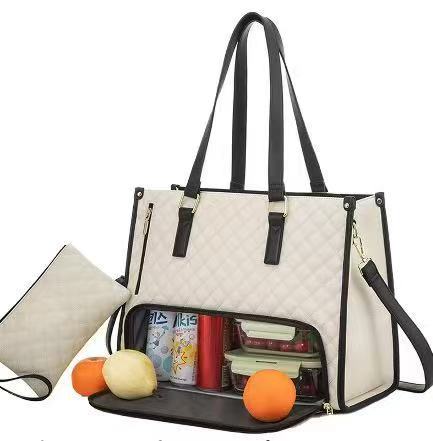 Multifunktionale Damenhandtasche mit Kühlfach