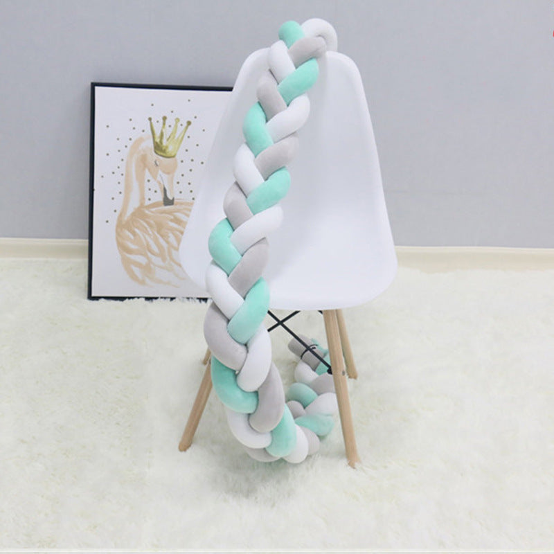 Premium Handgewebtes Babybettkissen