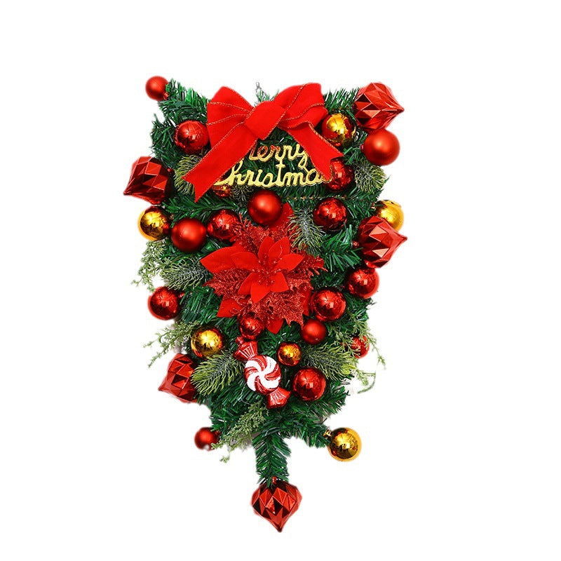 Festlicher Weihnachtskranz – Dekorative Weihnachtsdekoration für Tür und Wand