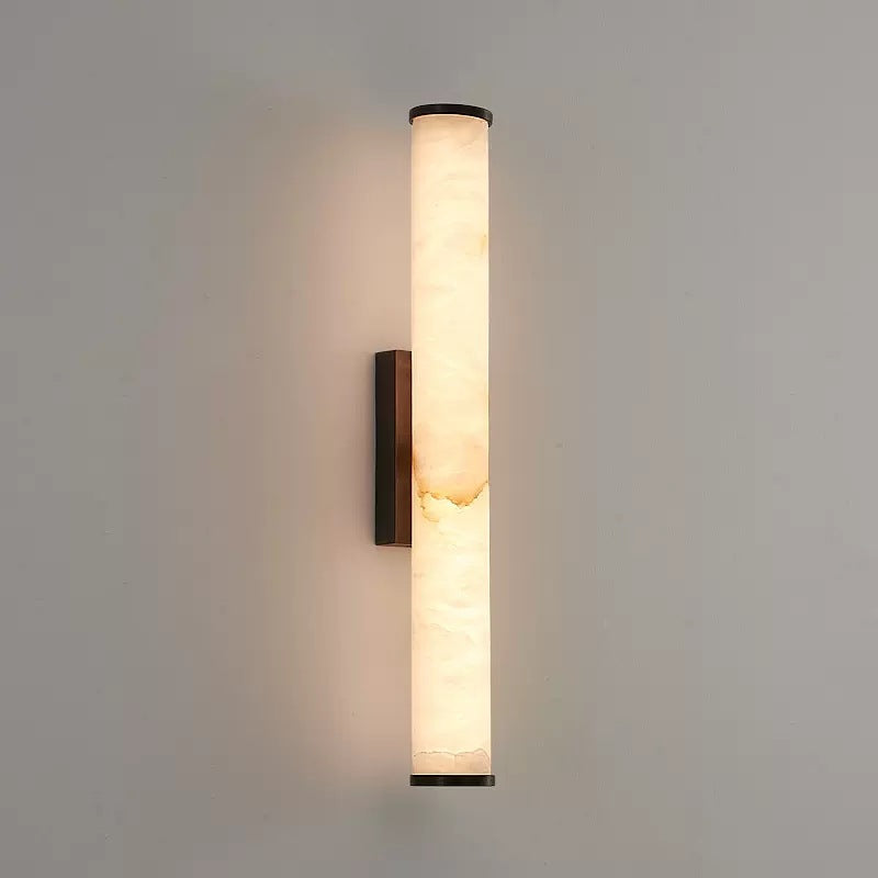 Moderne Minimalistische Spanische Marmor Kupfer Wandleuchte LED 1-Licht